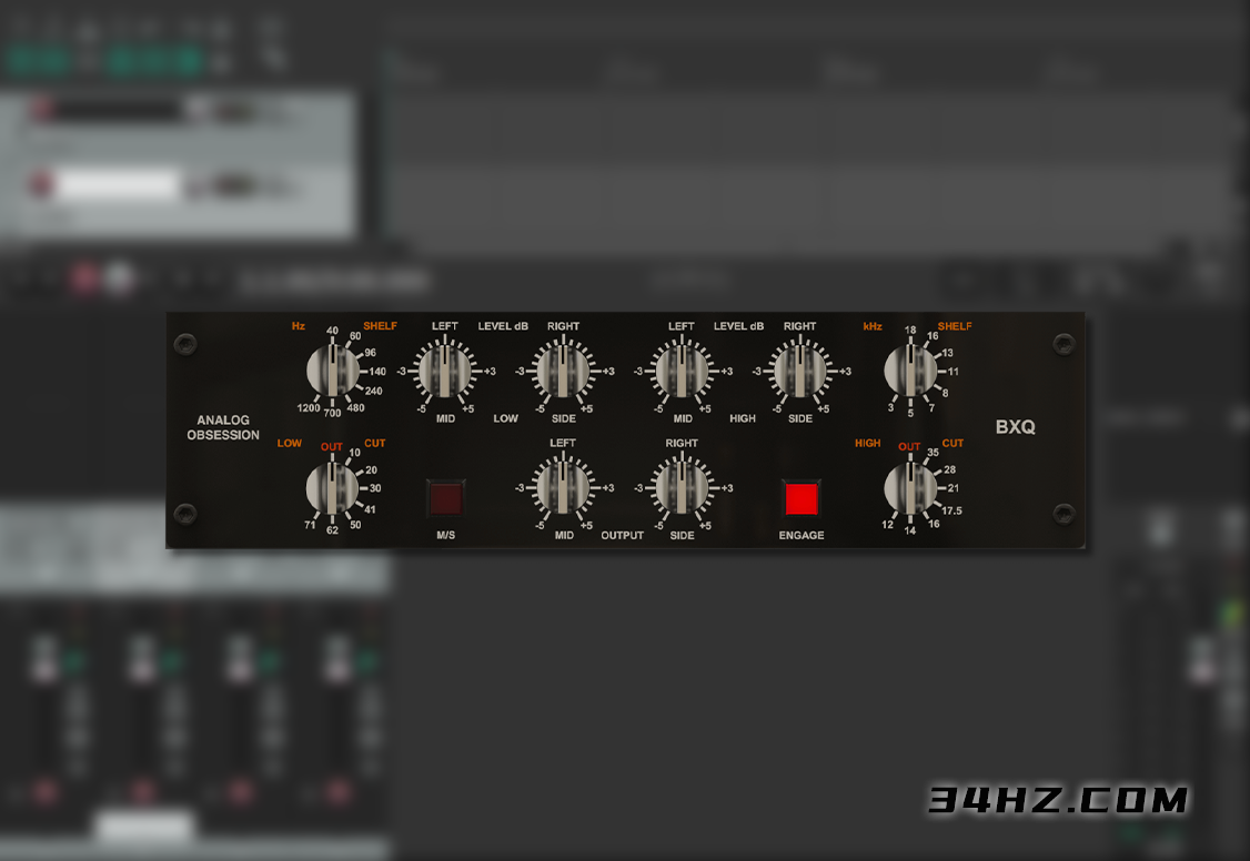 Baxandall均衡器-Analog Obsession BXQ v5.0 VST VST3 AU AAX WiN macOS