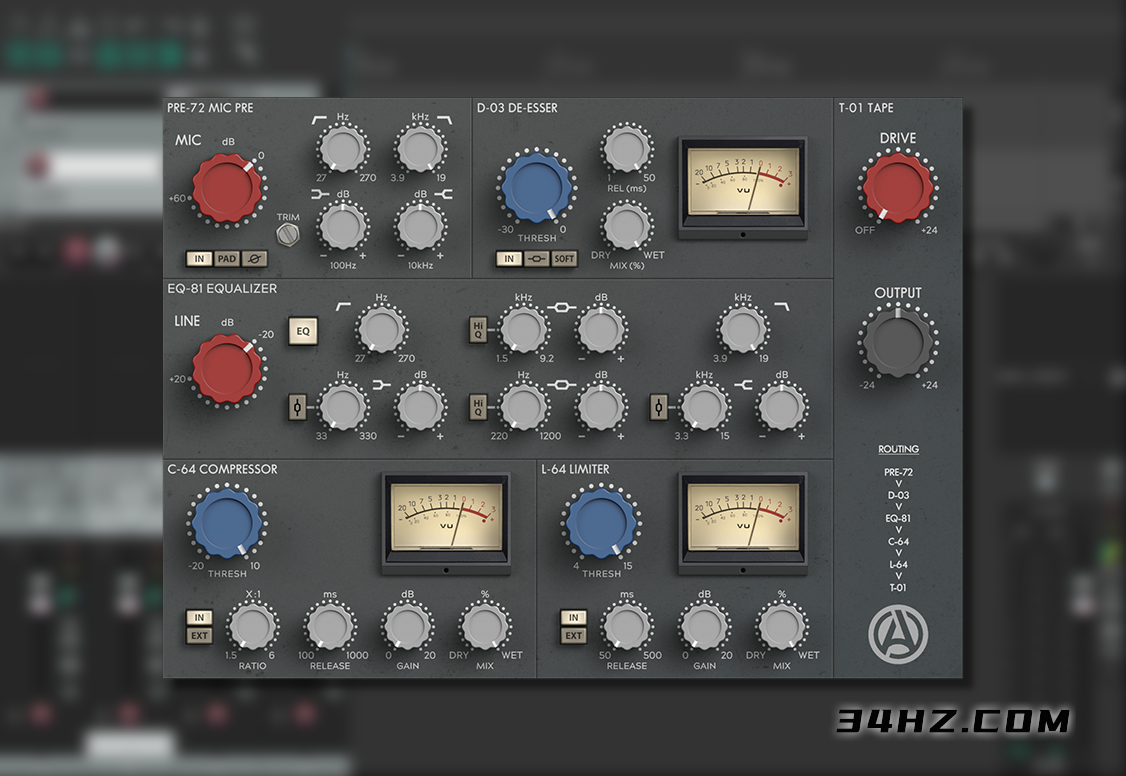 通道条插件-Analog Obsession CHANNEV v2.0 VST VST3 AU WiN macOS
