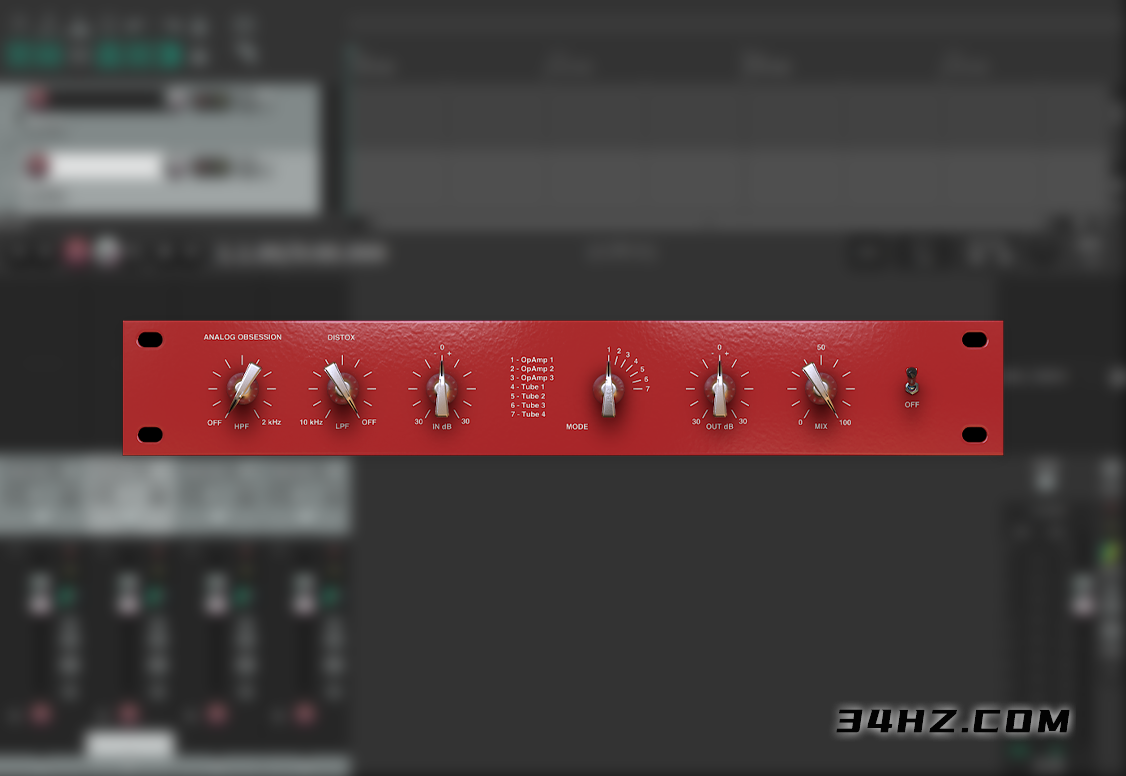 失真插件-Analog Obsession Distox v4.0 VST VST3 AU WiN MAC