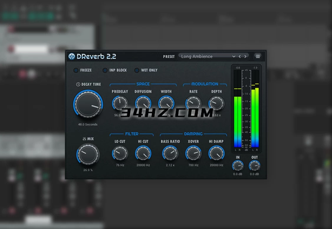 混响-Stone Voices DReverb (Algorithmic Reverb) v2.2 x64 x86 VST VST3 AU WiN MAC